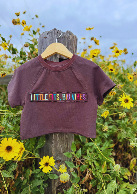 "Little Fits, Big Vibes" Signature Box Tee