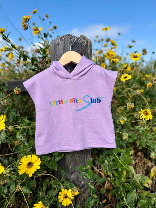Little Fits Club Cropped Hoodie